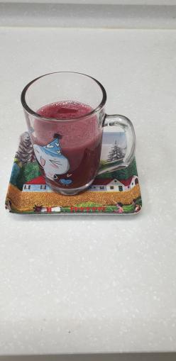 눈 건강에 좋은 아로니아 주스 만들어 먹어요.