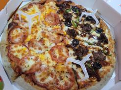 "배달리뷰" 피자 잘하는집 프레드 피자