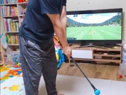 골프스윙연습기 파이골프로 집에서 골프연습 하기