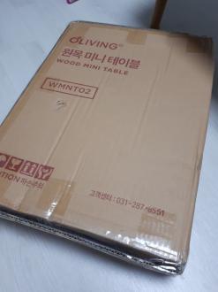 OLIVING 원목테이블 WMNTO2 시켜서 조립해본 후기