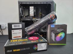 컴퓨터업그레이드 5600X 와 ASUS B550메인보드 CR-1000 PLUS 타워쿨러 케이스교체진행