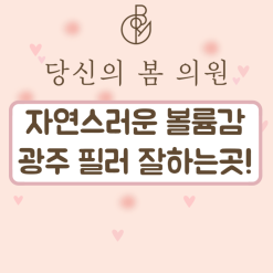 광주 필러 똑똑한 선택은 당신의 봄 의원