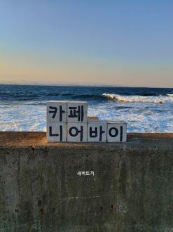 포항 카페 니어바이 :: 뷰 맛집!! 바다가 보이는 예쁜 카페