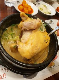 인천 맛집 도화동 백세삼계탕 인천점 걸쭉한 황금빛 국물