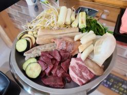 만수동 맛집 곱창을 굽는 남자 한우모둠구이 최상급 맞네