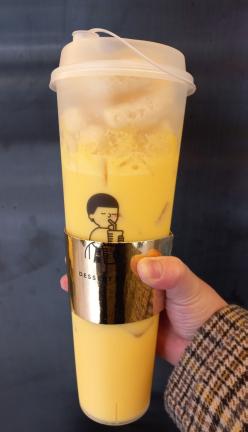 디저트 39 범계점 바나나라떼에 바나나킥이