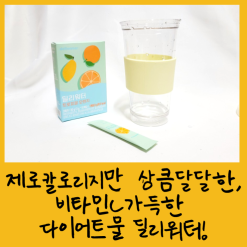 제로칼로리  상큼달달 비타민C가득한  다이어트물 딜리워터!