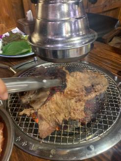 순천 맛집 - 숯불 갈비 무한 리필 '꽃담'