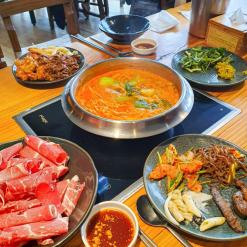 [수원 롯데백화점 맛집] 샐러드바 무한리필_바르미 샤브샤브