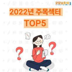2022년 주식시세 2배이상 이끌 종목 TOP5