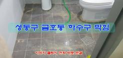 성동구 금호동 배달 전문점 하수구 막힘