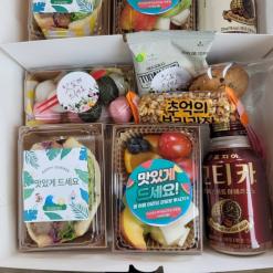 익산 수제 도시락 쿠키 샌드위치 과일