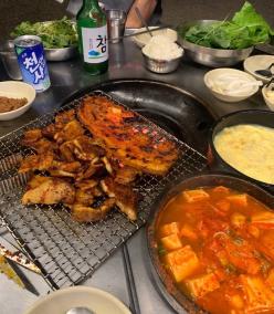 구미 맛집 : 원평동 [원두막연탄석쇠불고기]
