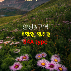 양정3구역 조합원 입주권 84A type - premium 6억 2000