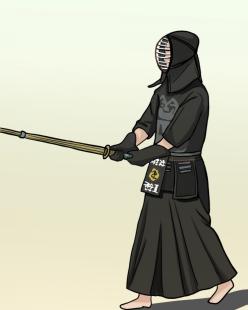 검도 일러스트