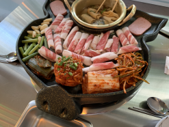 방이동 맛집 / 방이동삼겹살 강남랭겹 맛도 있고 재미도 있네 !!