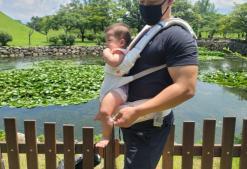 등치큰 아빠 아기띠추천 포브아기띠 한달 사용후기