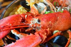 오션뷰와 함께 즐긴 제주 랍스타 " 크랩팟테우 "