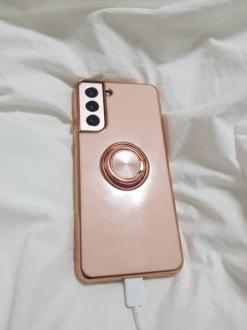 갤럭시s21케이스 핑거링 골드 메탈케이스 마그네틱 거치대 호환가능 케이스